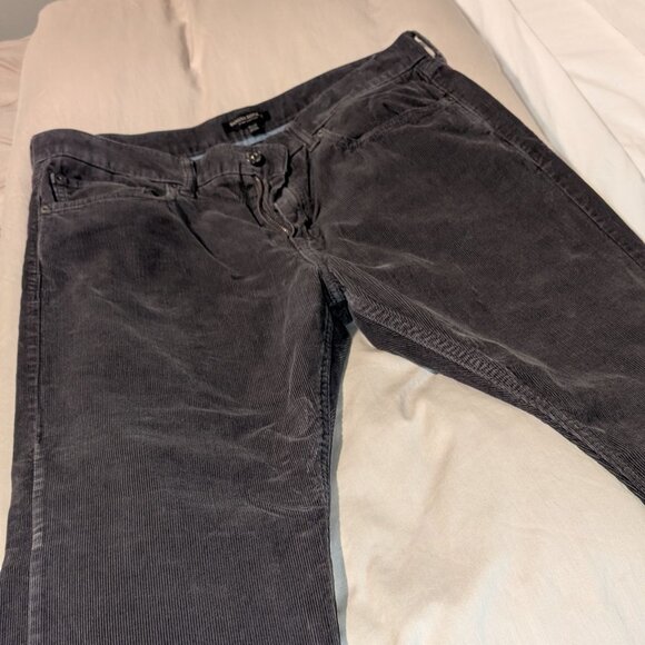 Men's Banana Republic gray corduroys: 36/32 - Picture 1 of 5
